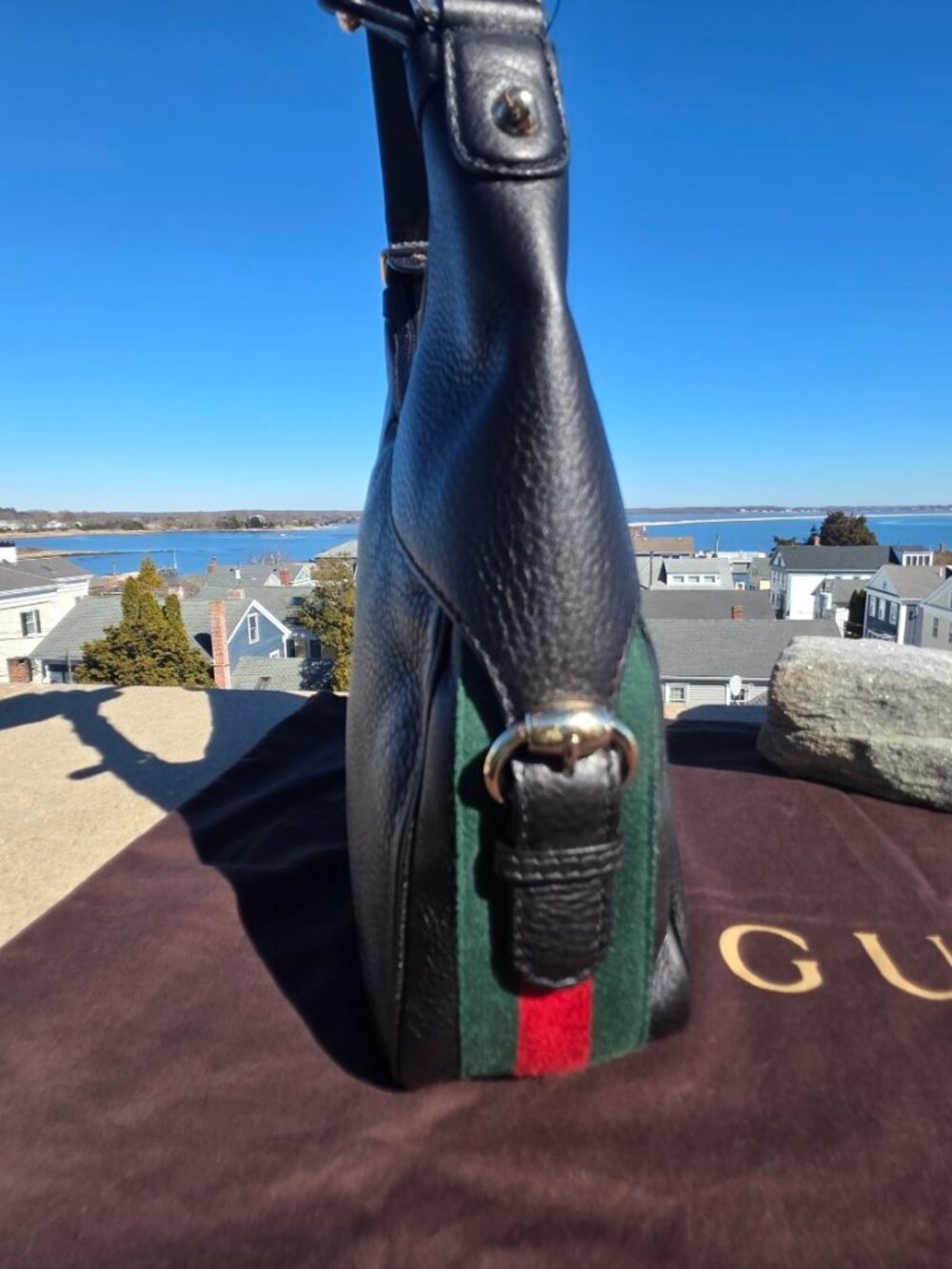 Gucci Heritage Horsebit Web Hobo - Picture 8 of 16